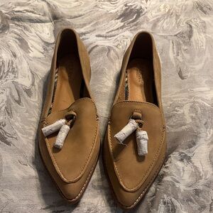 Sperry Brown Loafers with Tassel Accents